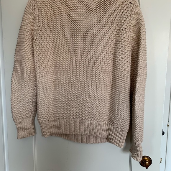 Banana Republic Beige Chunky Knit Sweater SMALL - Picture 3 of 3